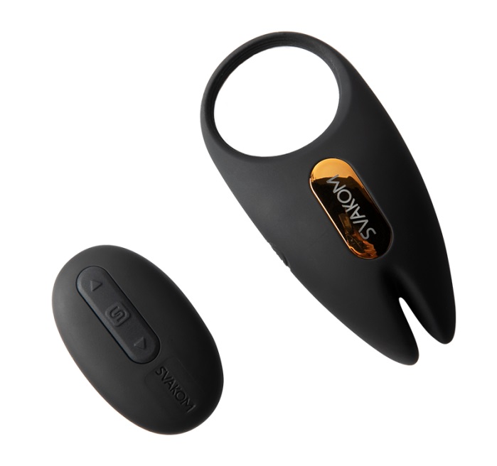 坐下来,让自己舒适一点,然后让 SVAKOM APP 掌控一切。Winni 2 具备蓝牙功能,完全兼容 SVAKOM A... Svakom - Winni 2 阴茎环 - 黑色 照片-7