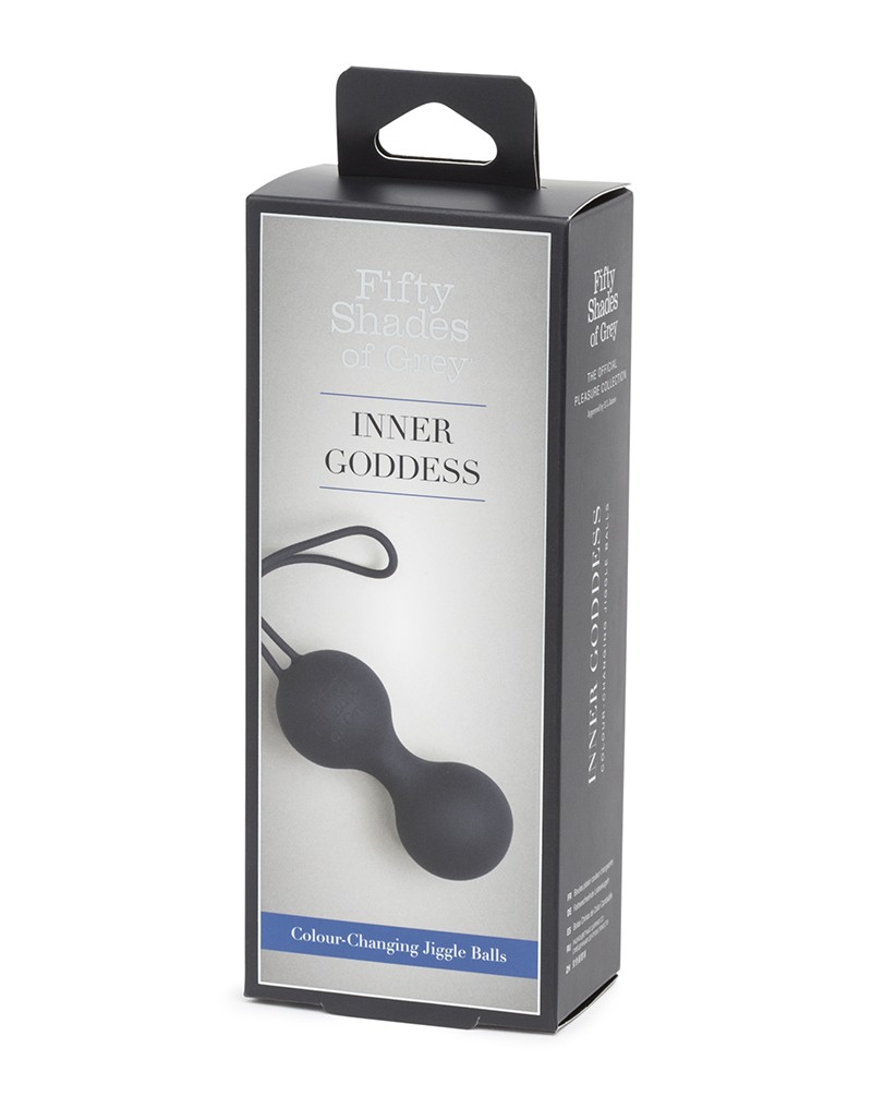 Colour changing 90g silicone jiggle balls, based on a best s... Fifty Shades of Grey - Inner Goddess Jiggle Balls - Purple photo-8