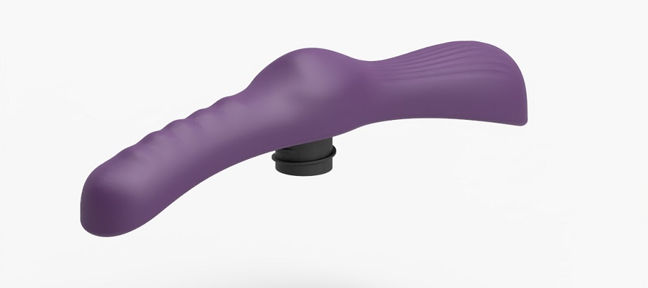 The hands-free sit-on Bouncy Bliss vibrator offers an extens... Bouncy Bliss - Flow Vibro Grinder Pillow - Purple photo-14