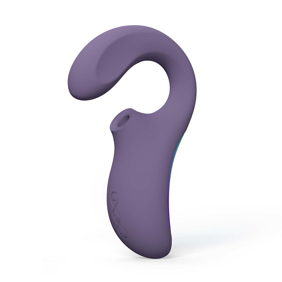 Meet the spectacular triple-action sonic massager that will ... Lelo - Enigma Wave Clitoral Stimulator - Cyber Purple photo-3