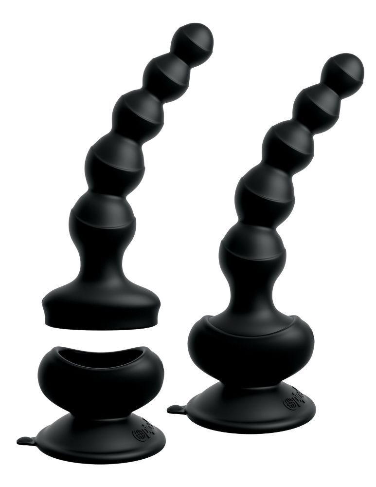 The Wall Banger Beads are designed to create the ultimate ex... 3Some - Wall Banger Vibro Beads - Black photo-3