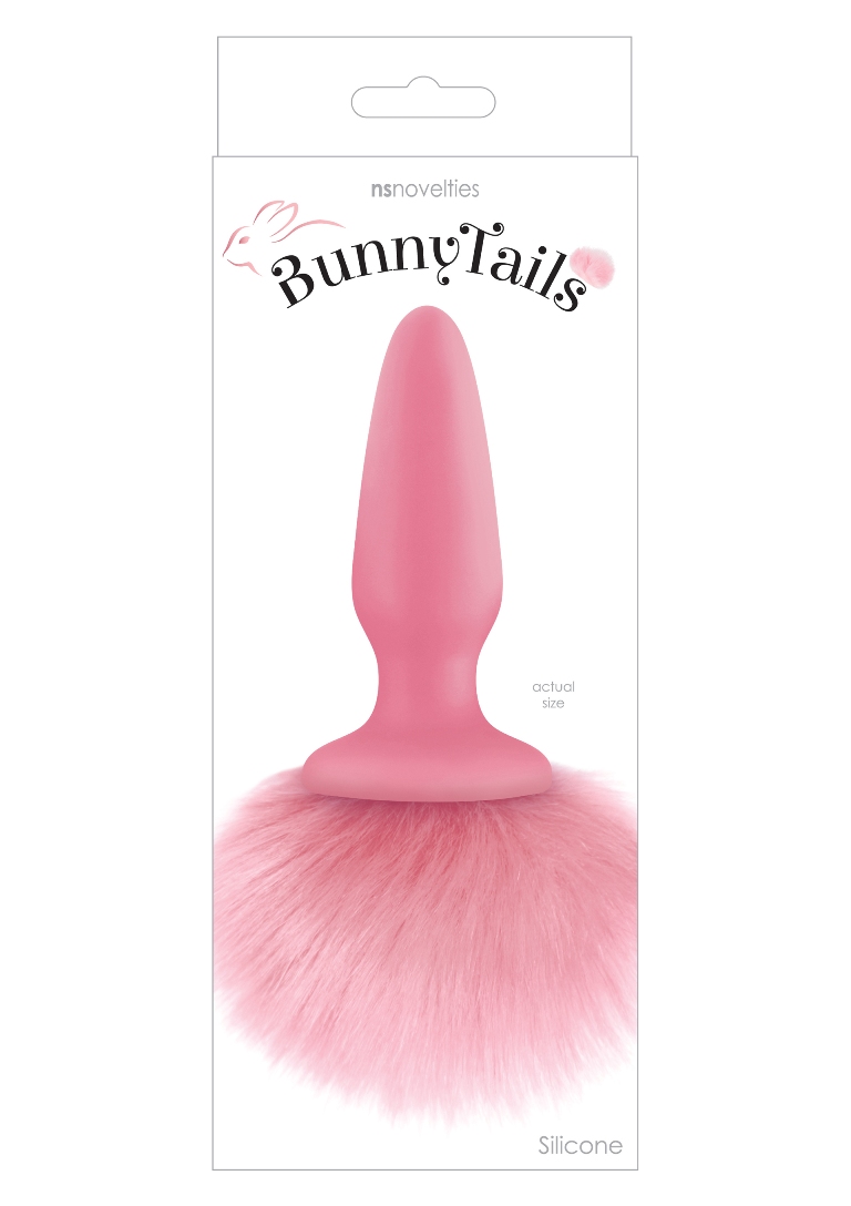 Fun, cute, and colorful, Bunny Tails bring fantasy to life f... NS Novelties - Bunny Tails Plug - Pink photo-2