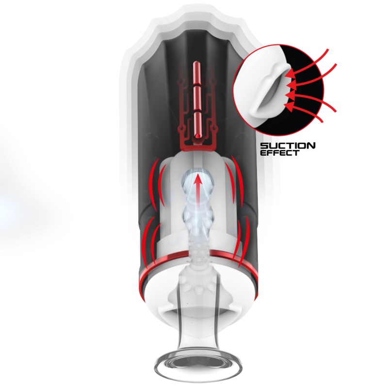 The MEGABITE automatic mouth-shaped masturbator for men from... Jamyjob - Megabite Mouth Suction Vibro Masturbator photo-2