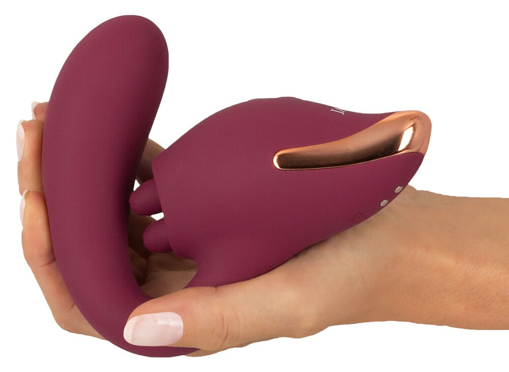 Dual stimulation with innovative licking function!
The sophi... Javida - Licking 2 Function Vibrator - Purple photo-2