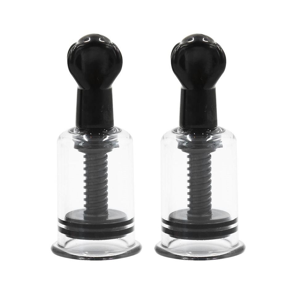 The Kiotos Cups can be applied to any body part. With a rota... Kiotos - Twist Nipple Cups M - Black photo-3