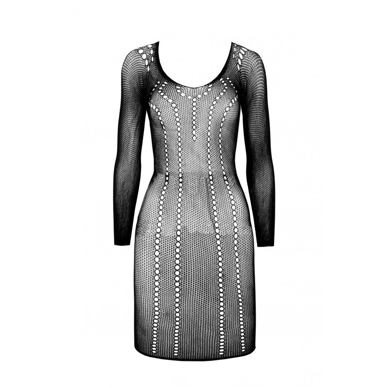 Sexy dress that perfectly fits the figure, emphasizing femin... Passion - Dress BS101 - Black photo-5