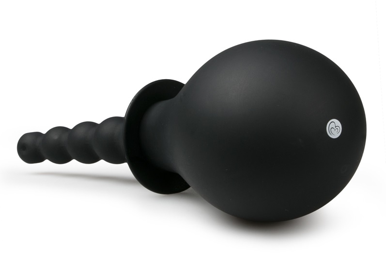 Clean your insides with this anal douche before anal sex. Wi... Easytoys - Steamy Douche - Black photo-3