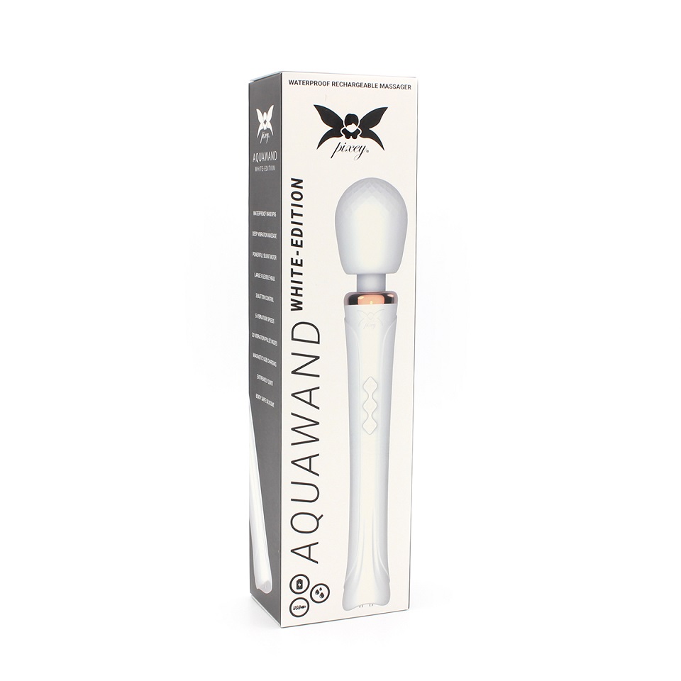 Finally, here is the “Pixey Aquawand”. Developed by the bran... Pixey - Aquawand Massager - White photo-9