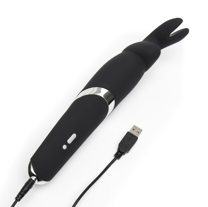 This luxurious Happy Rabbit combines the iconic rabbit ears ... Happy Rabbit - Wand Vibrator - Black photo-4