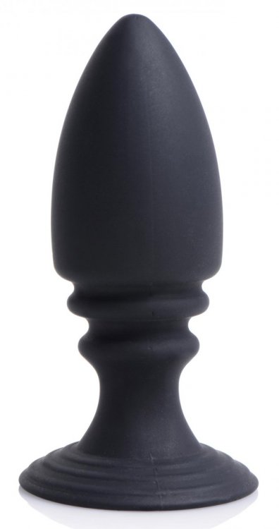 Restrain their sexuality with this devious leather Chastity ... Strict - Chastity Harness w Anal Plug - Black photo-5