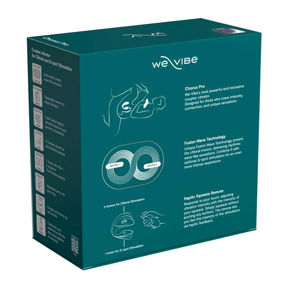 We-Vibe - Chorus Pro Clitoral & G-Spot Couples Vibrator - Cosmic Purple photo-19