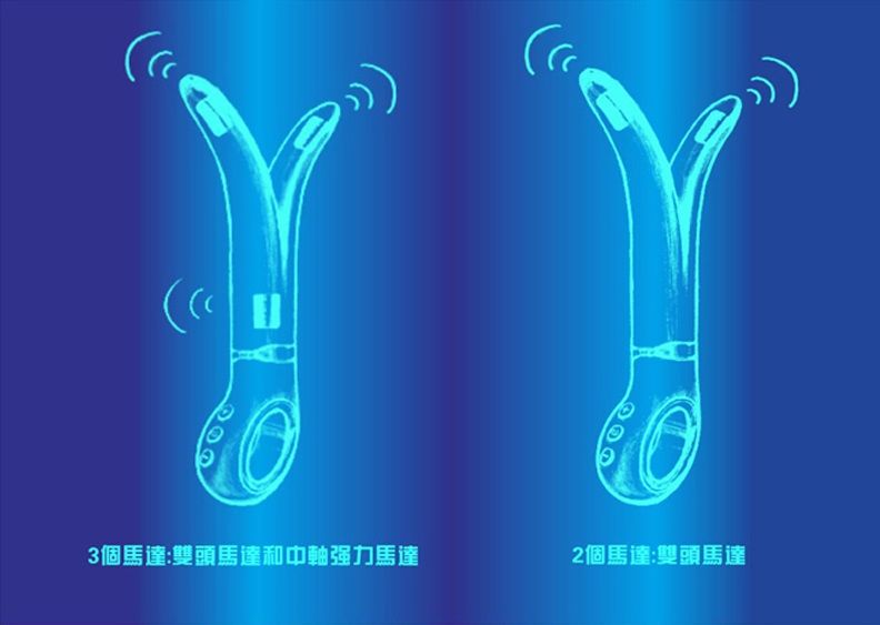 Gvibe²現在擁有3個馬力強勁的摩打 - 尖端2個,棒身1個。
比上一代可使用時間長,但不需要更長的充電... Gvibe - Gvibe 2 震動器 - 藍色 照片-4