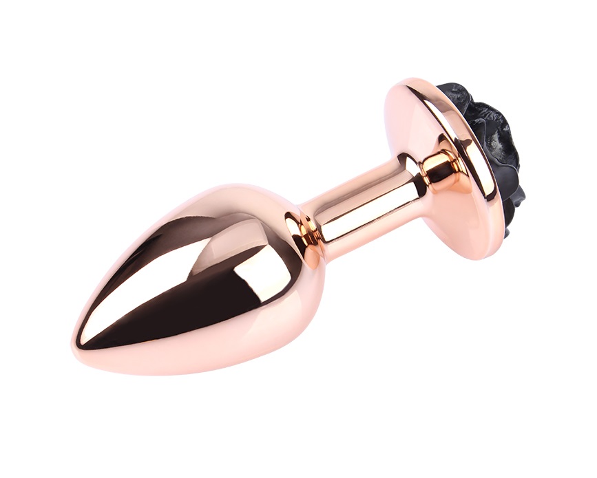Metal plug for anal play and training
Tapered easy entry tip... Chisa - Evil Rose Metal Plug S - Black photo-4