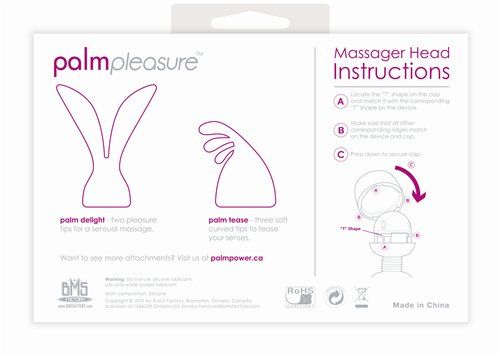 Palmpower - Palm Pleasure 2 Silicone Massager Heads photo
