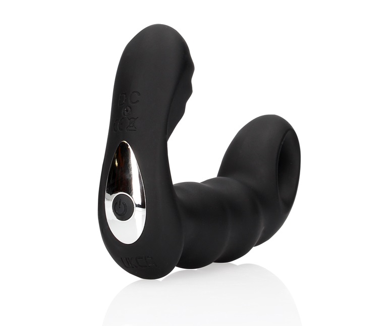 Reach new heights with the Beaded Vibrating Prostate Massage... Ouch - Beaded Prostate Massager - Black photo-5