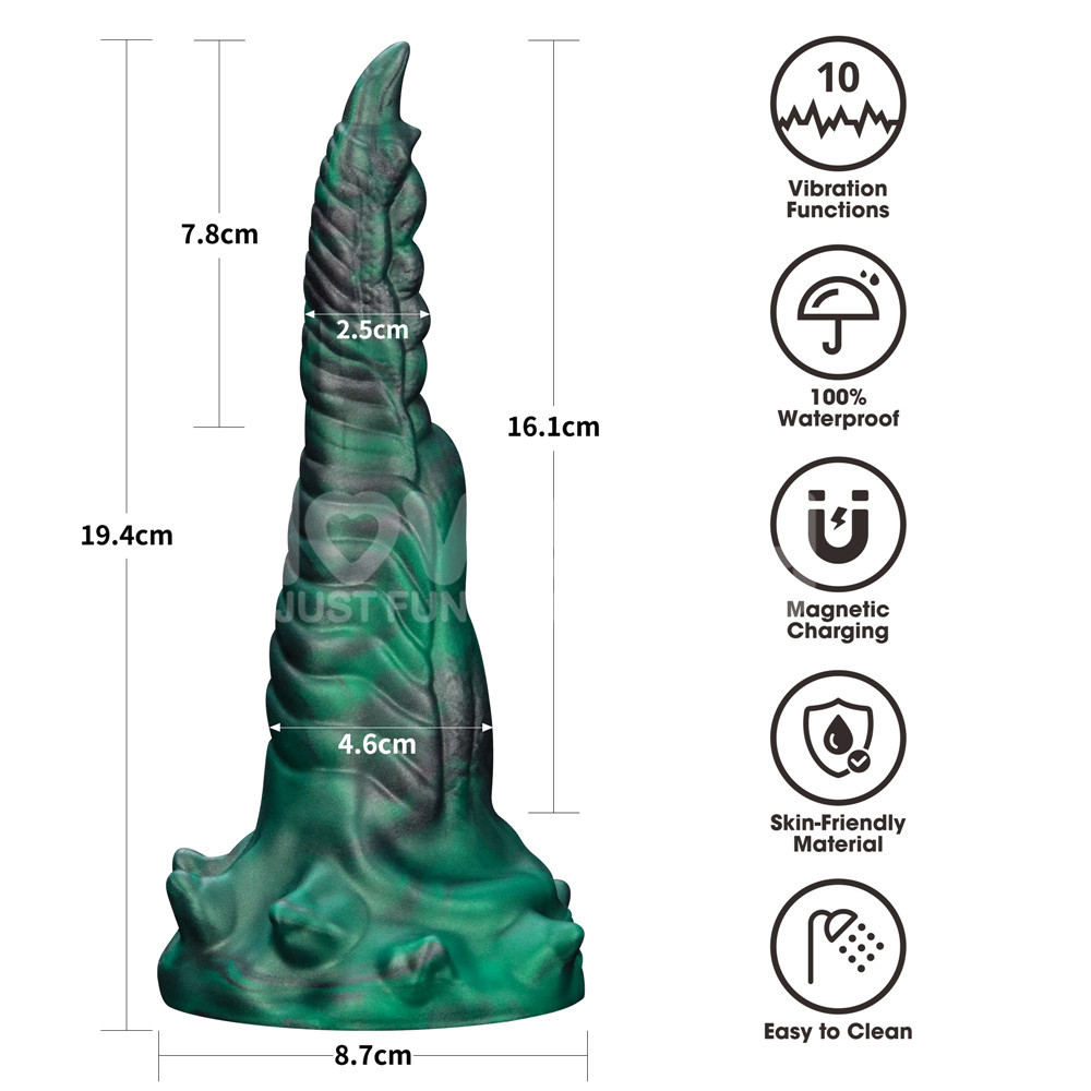Introducing our uniquely designed fantasy dildo, the Savage ... Lovetoy - Savage Charm Vibro Dildo - Blue photo-14