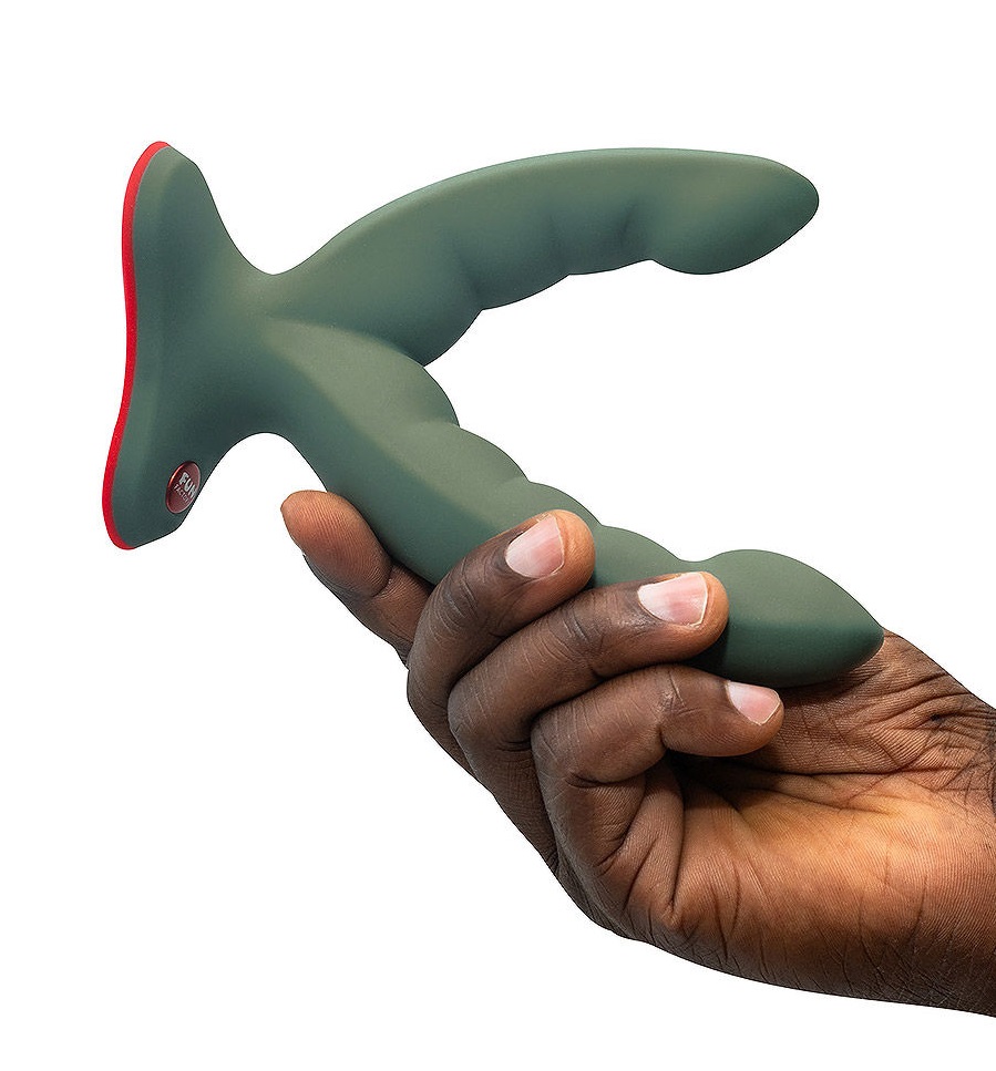 RYDE doesn't mess around! The first grinding dildo from ... Fun Factory - Ryde Grinding Double Dildo - Wild Olive photo-4