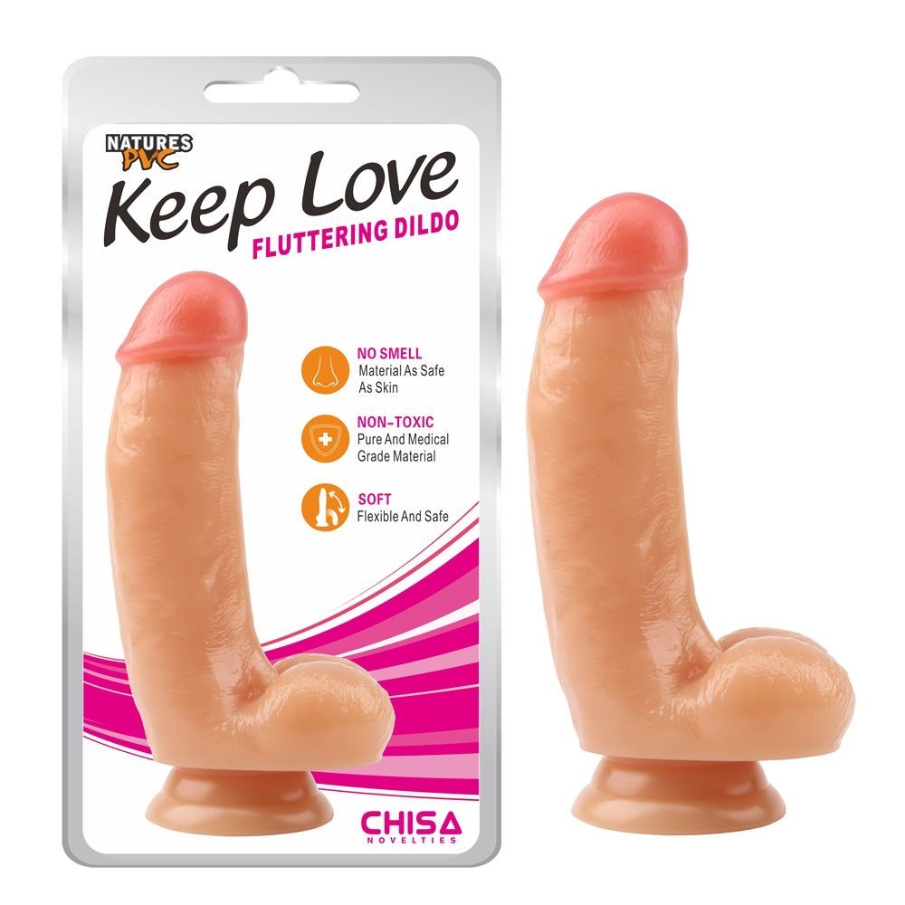 Anti-Bacterial, Better-Than-Real, Strong Suction Cup.
Mater... Chisa - Fluttering Dildo - Flesh photo-3