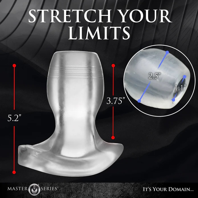 You're gonna love what's at the end of this tunnel o... Master Series - Light-Tunnel Anal Dilator L - Clear photo-11