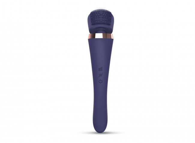 Let yourself be charmed by the slender design and the many s... Love to Love - Brush Crush Massager - Indigo photo-6