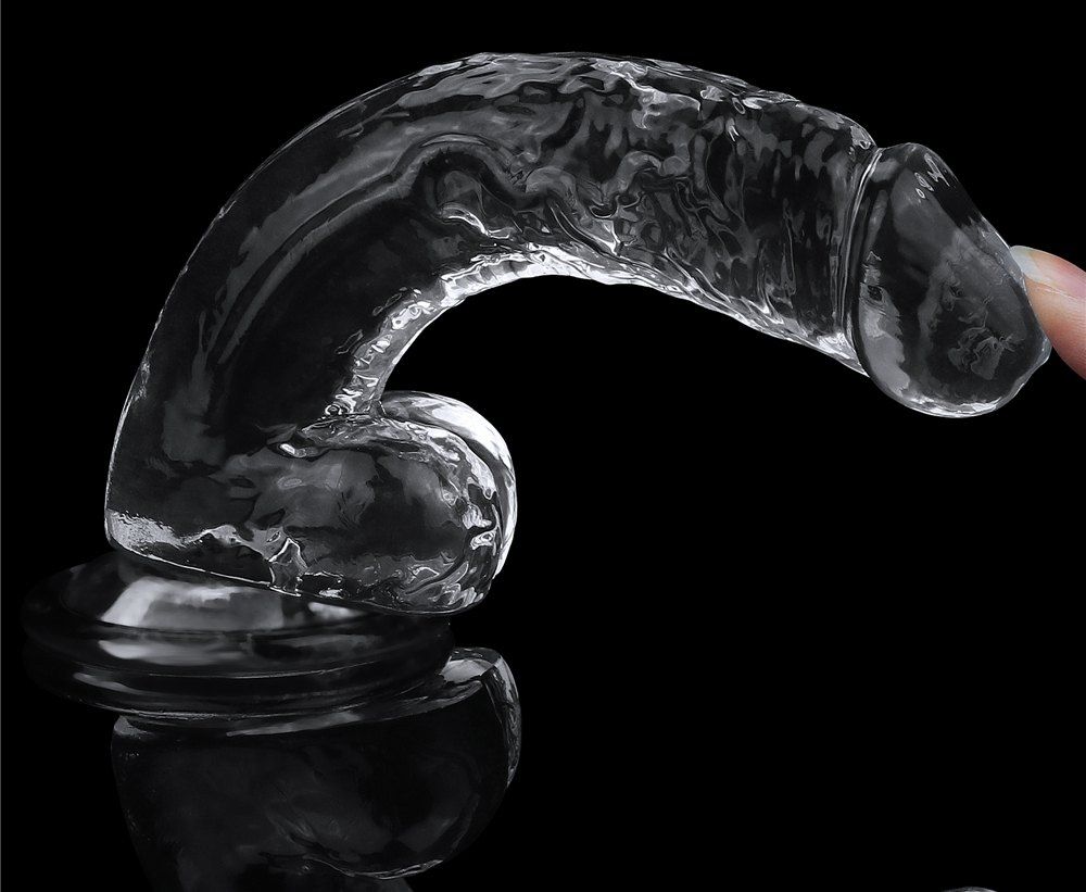 A sight for the most erotic of fantasies, LOVETOY shameless ... Lovetoy - Flawless Dildo 7.5'' - Clear photo-4