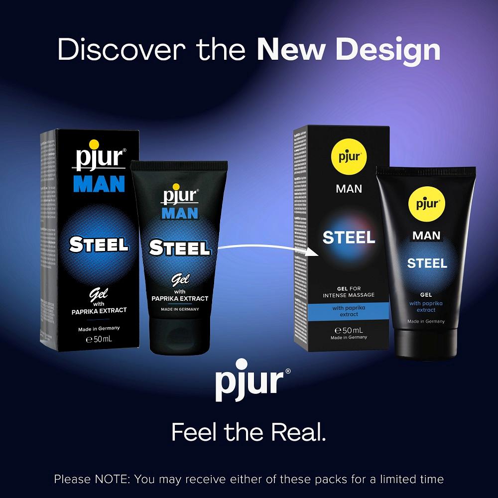 pjur MAN Steel - The gel for an intense massage. Cares for m... Pjur - Man Steel Gel - 50ml photo-2