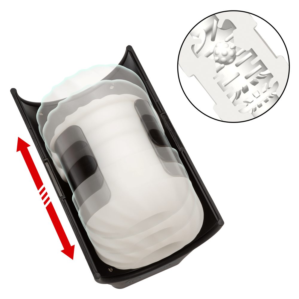 Introducing the Optimum Power Power Thruster, a self-contain... CEN - Optimum Power Thruster Masturbator - Black photo-2