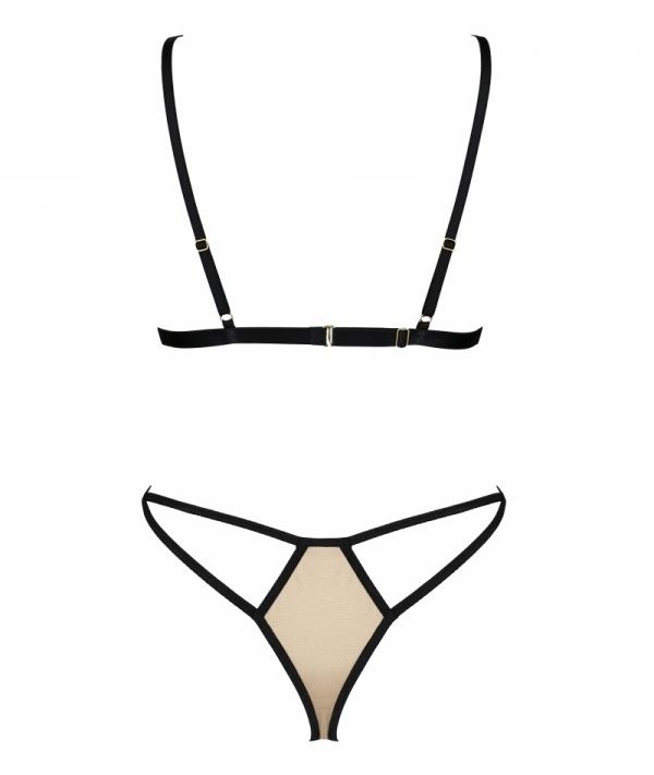 Beautiful lingerie with a sensual accent? Nobody will pass b... Casmir - Indila Set - Gold - L/XL photo-7