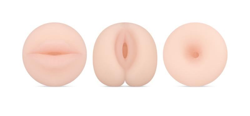 Struggling to make a choice? This set of three masturbators ... FwB - Second Love Masturbators 3 pcs - Skin photo-3