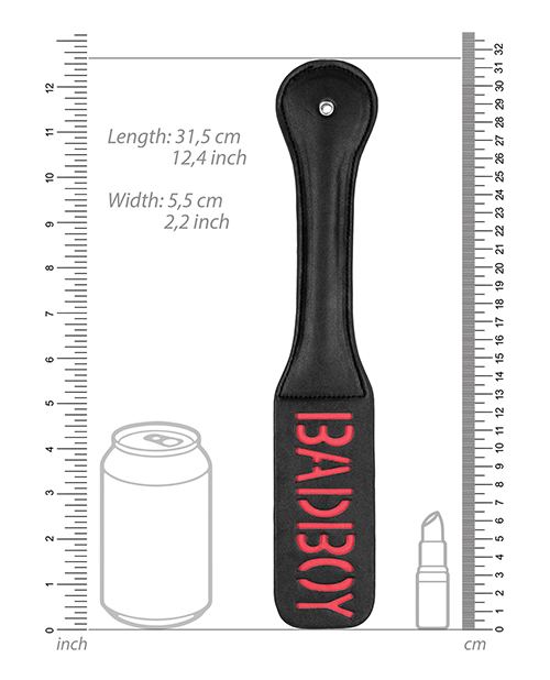 Who's been a bad boy? Leave a lasting impression on you ... Ouch - Bad Boy Paddle - Black photo-5