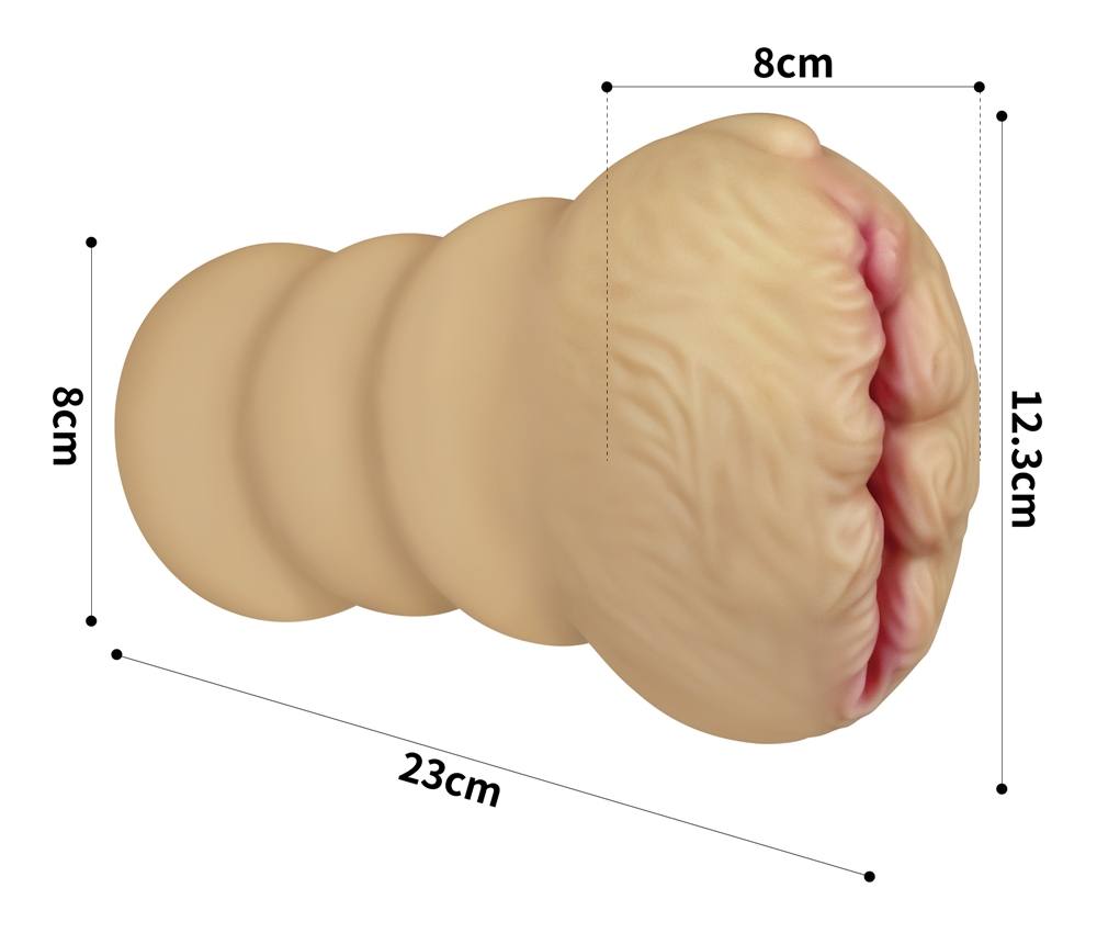 Highly detailed and expertly hand crafted, this realistic al... Lovetoy - Alien's Pie Masturbator #3 - Skin photo-10
