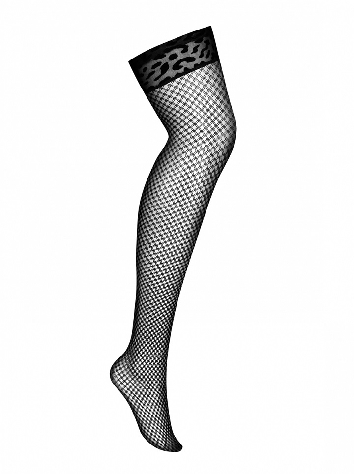 What a view! - nothing else will be on your mind when you pu... Obsessive - Jagueria Stockings - Black - 4XL/5XL photo-7