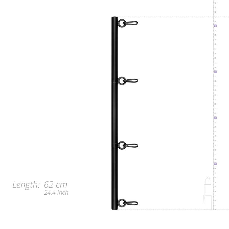 With this kinky spreader bar, you'll be fully prepared f... Bedroom Fantasies - Spreader Bar - Black photo-8