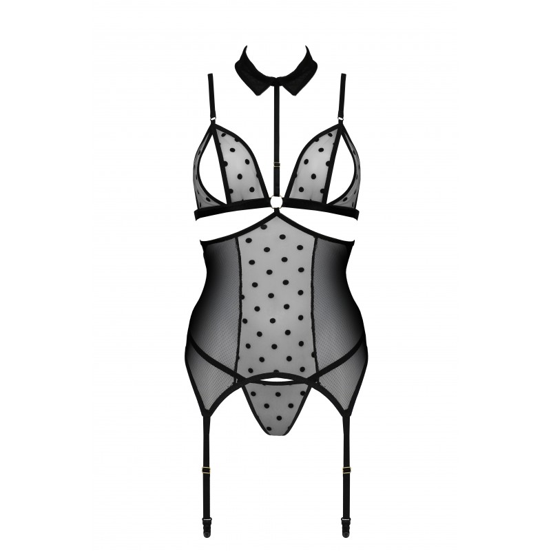 If you are looking for erotic underwear that will be able to... Passion - Dominica Corset - Black - L/XL photo-5