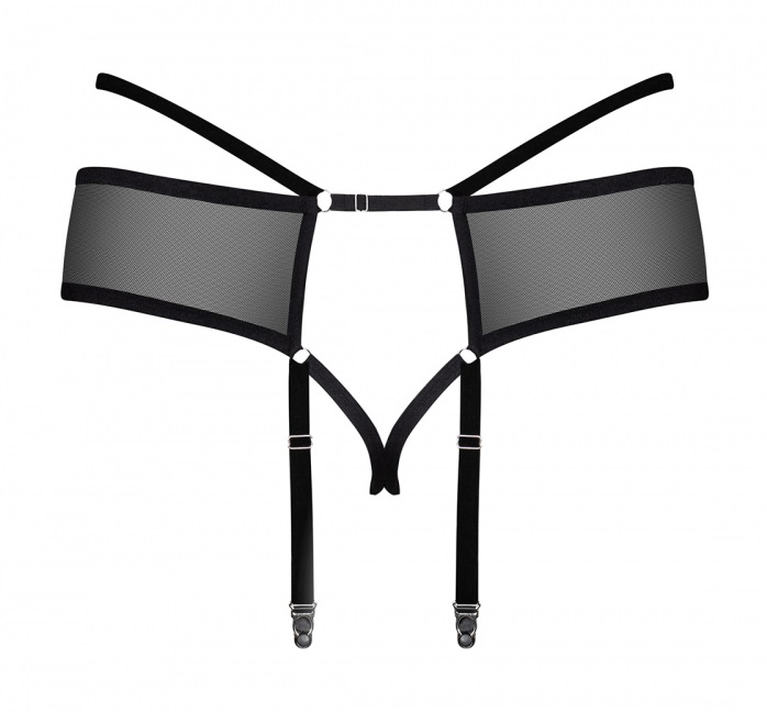 Something sexy, something naughty, something that will be ha... Obsessive - Jagueria Garter Belt - Black - 4XL/5XL photo-8