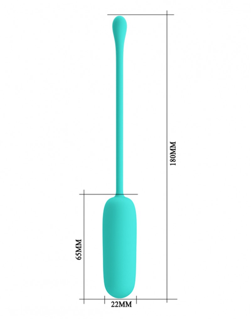 Enjoy where you want with this discreet egg vibrator. It is ... Pretty Love - Joyce Vibrating Egg - Green photo-7