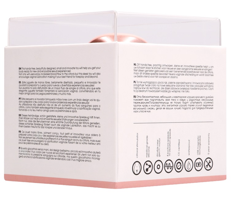 This hands-free, beautifully designed, small and innovate to... Innovation - Twitch Suction Vibrator - Rose Gold photo-13