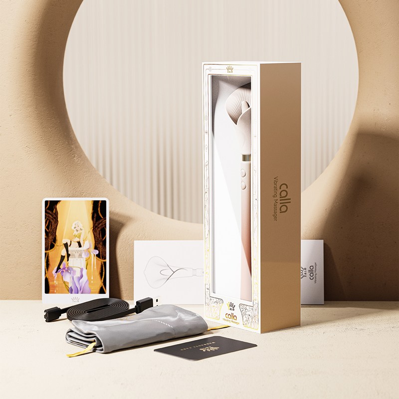 Drawing its inspiration from the elegant Calla Lily, this re... Zalo - Calla Dual Head Vibrator - Ivory White photo-22