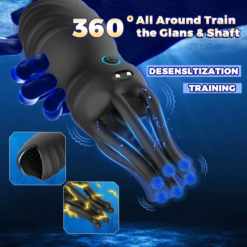 Function mode 10-frequency vibration
Waterproof level IPX-5
... Secwell - Glans Male Masturbator - Black photo-2