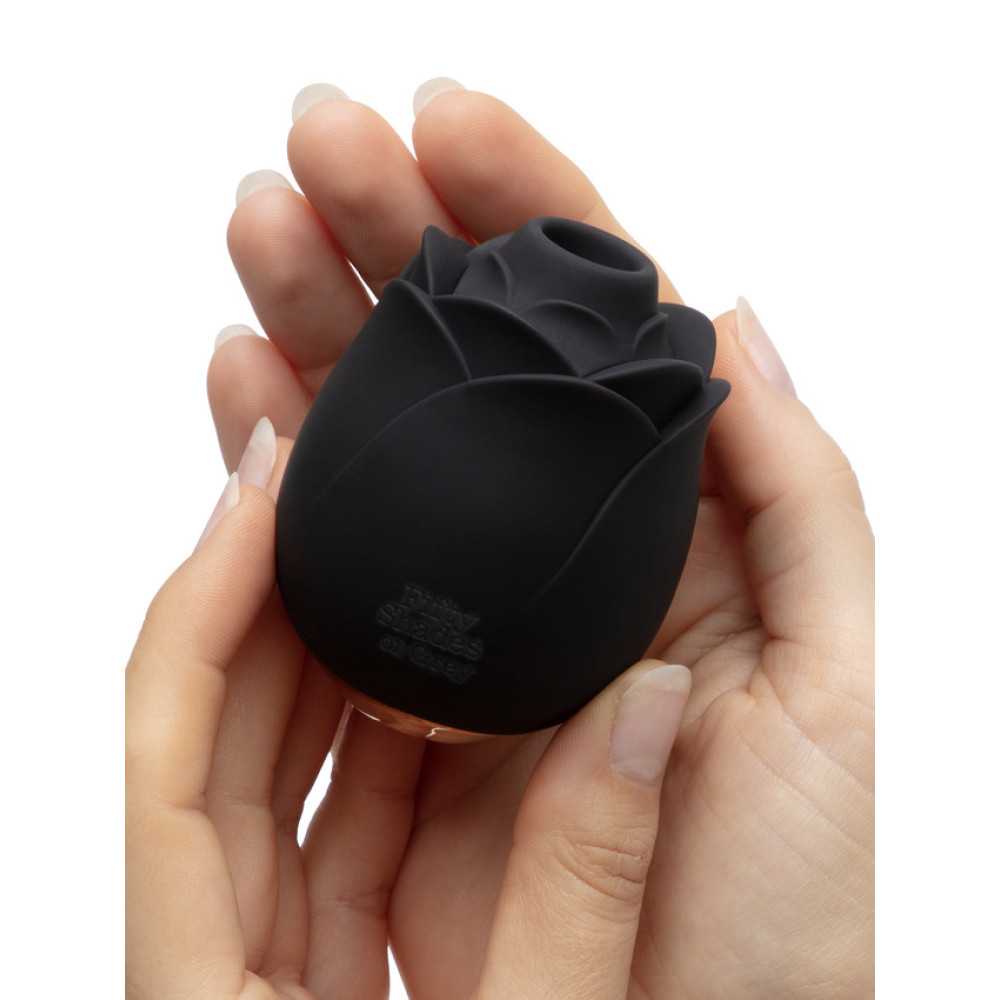 Fifty Shades of Grey Hearts & Flowers is a unique clitoral s... Fifty Shades of Grey - Rose Clitoral Stimulator - Black photo-2