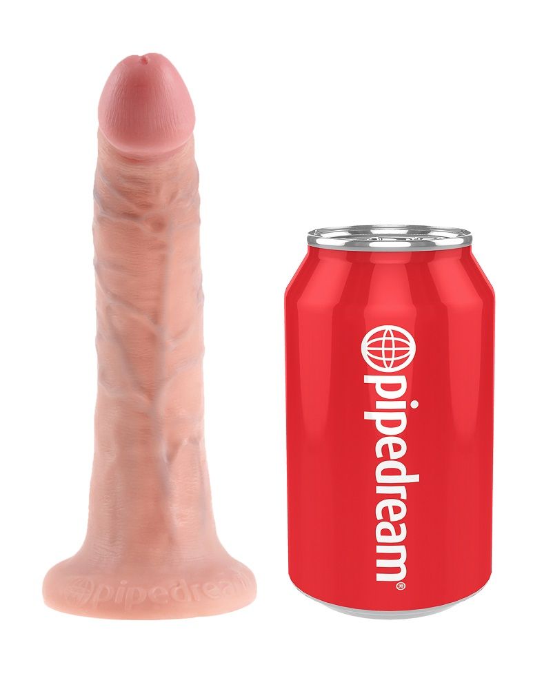 When you want your first strap-on to look and feel just like... King Cock - Strap-On Harness 7″ Cock - Flesh photo-3