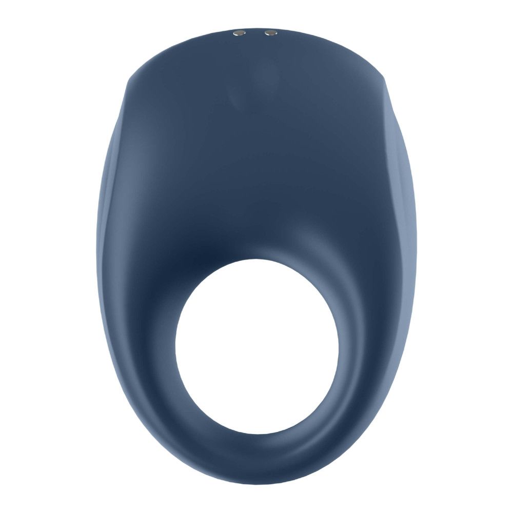 The Strong One cock ring made of body-friendly silicone will... Satisfyer - Strong One Ring - Dark Blue photo-3