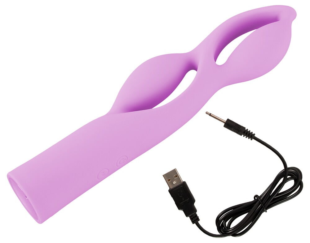 Extraordinary design for amazing climaxes! The extravagant r... You2Toys - Fabulous Double Vibrator - Purple photo-9