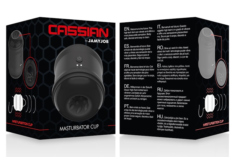 Discover the new Cassian from Jamyjob, the most compact and ... Jamyjob - Cassian Vibro Masturbator photo-6