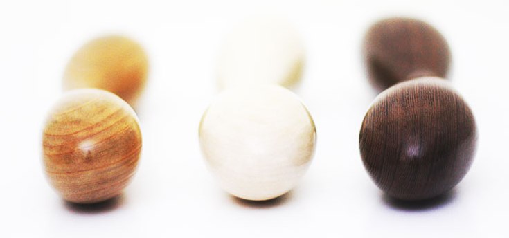 Dee Lee Doo wooden toys are made of all-natural plantation w... DeeLeeDoo - Hoop Wood Dildo - Cherry photo-3