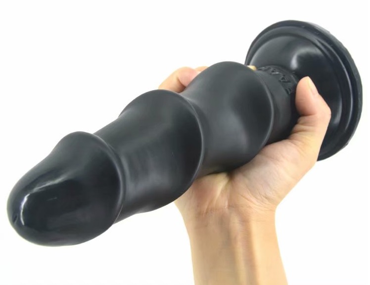Unqiue screw structure dildo, environmental healthy, easy cl... FAAK - Unqiue Screw Dildo - Black photo-2