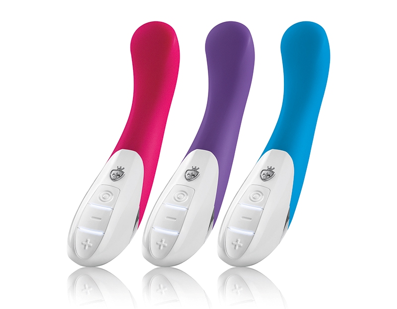 Al Punto is bent so that his point hits the G-spot. Proudly ... Mystim - Al Punto Vibrator - Purple photo-13