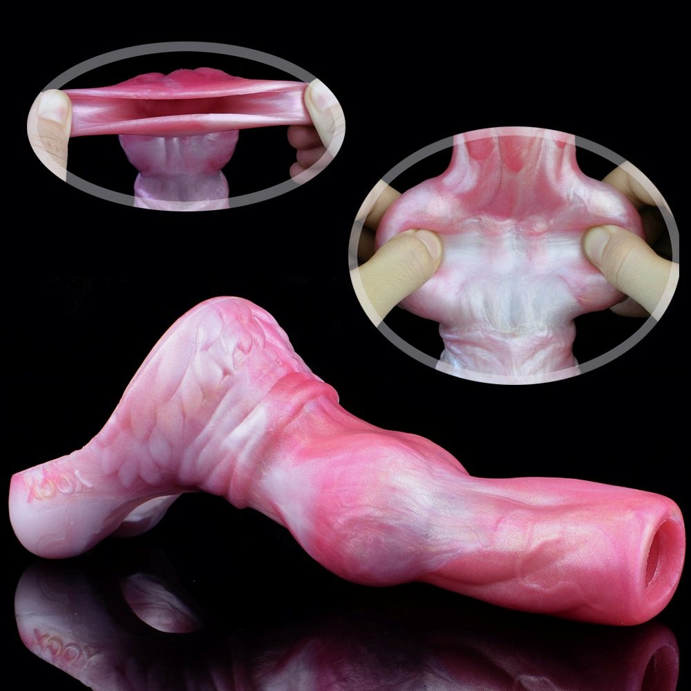 Material: Silicone ... FAAK - Wolf Skull Sleeve - White Dragon photo-7