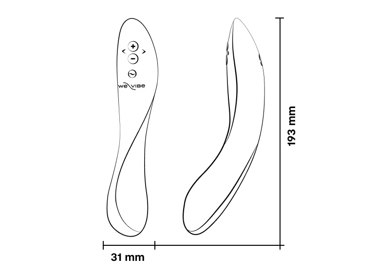 We-Vibe Rave 2 is designed for pure pleasure, targeting the ... We-Vibe - Rave 2 - Muted Blue photo-7