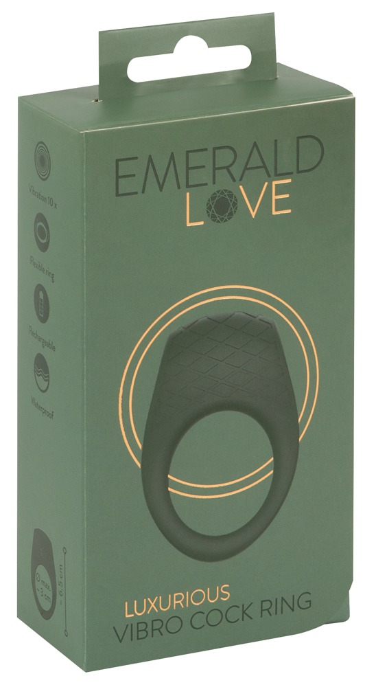 For more stamina and simultaneous orgasms!
The slightly flex... Emerald Love - Luxurious Cock Ring - Green photo-12